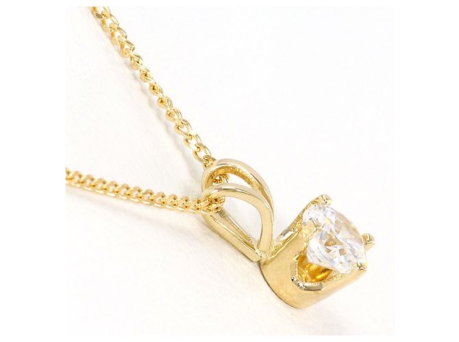 Autre Marque Collana in oro giallo 14K con zircone cubico D'oro - vista 2