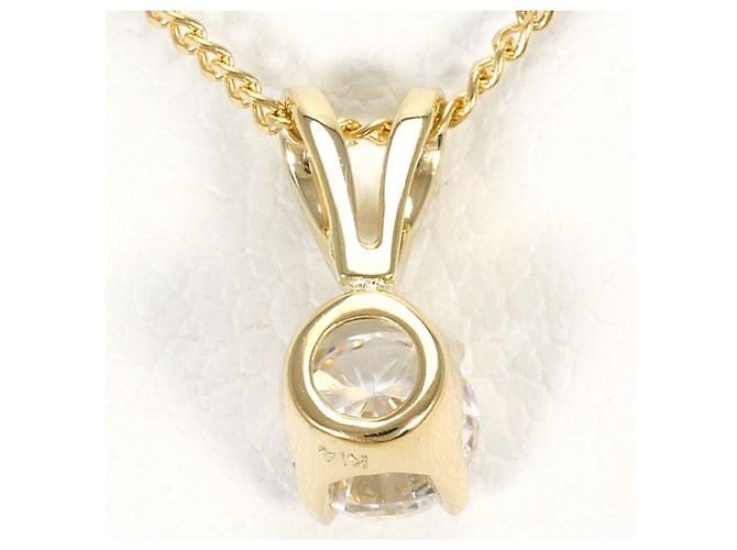 Autre Marque Collana in oro giallo 14K con zircone cubico D'oro - vista 3