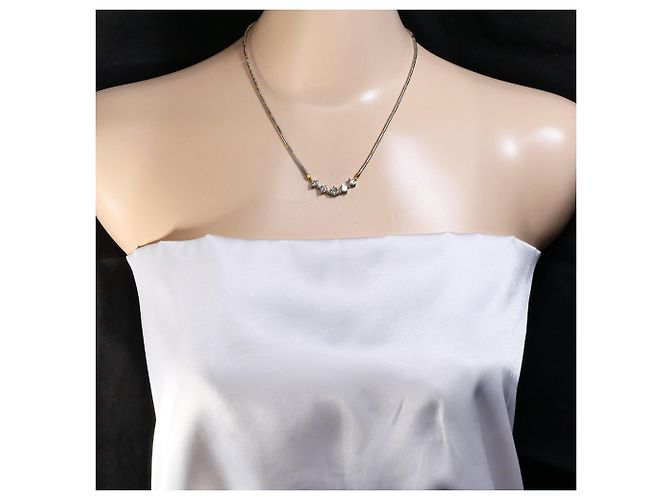 Autre Marque Collana in platino e oro giallo con diamanti D'oro - vista 6