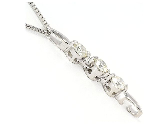 Autre Marque Collana in diamanti in oro bianco 14K e 18K D'oro - vista 3