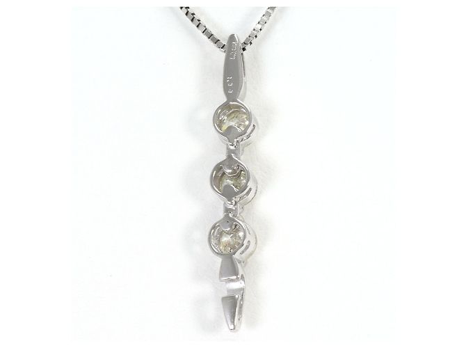 Autre Marque Collana in diamanti in oro bianco 14K e 18K D'oro - vista 4