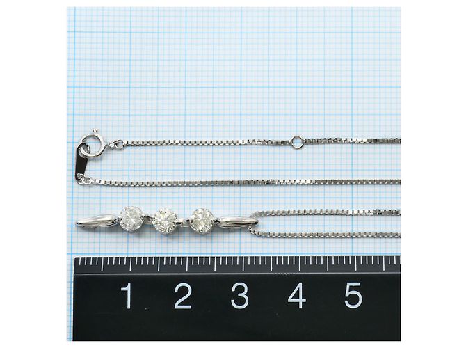 Autre Marque Collana in diamanti in oro bianco 14K e 18K D'oro - vista 6