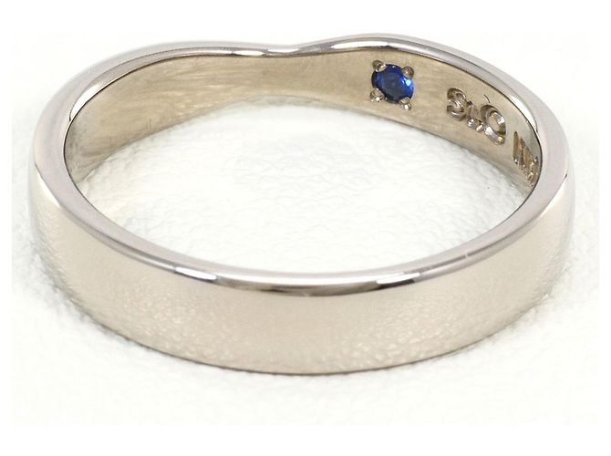 Autre Marque 18K Weißgold Saphir Ring Golden - Ansicht 3