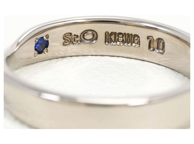Autre Marque 18K Weißgold Saphir Ring Golden - Ansicht 4