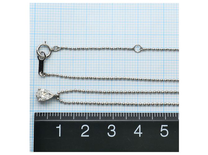 Autre Marque Collana con pendente in platino e diamanti - vista 5