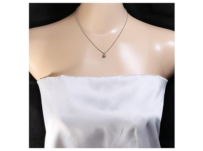 Autre Marque Collana con pendente in platino e diamanti - vista 6