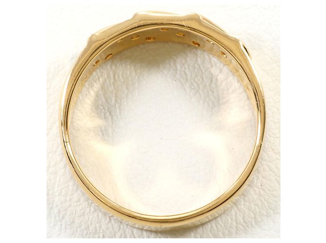Autre Marque 18K Gelbgold-Ring mit Diamant Golden - Ansicht 3