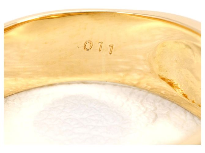 Autre Marque 18K Gelbgold-Ring mit Diamant Golden - Ansicht 6