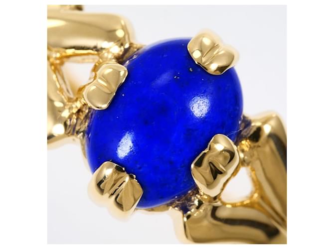 Autre Marque 18K Gelbgold-Ring mit Lapis Lazuli Golden - Ansicht 2
