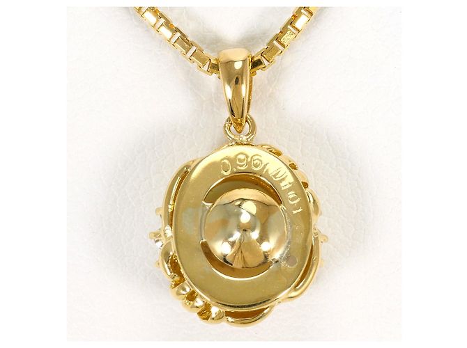 Autre Marque Collana in oro giallo 18K con opale e diamanti D'oro - vista 3