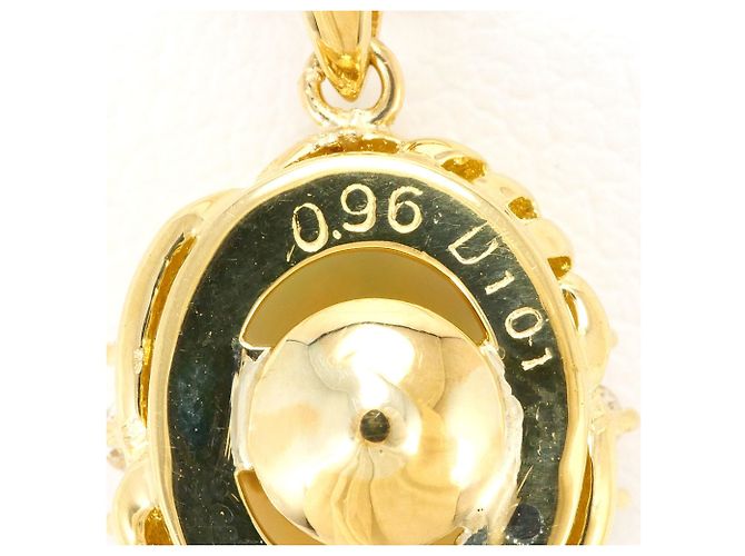 Autre Marque Collana in oro giallo 18K con opale e diamanti D'oro - vista 4