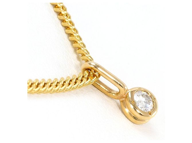 Autre Marque Collana in oro giallo 18K con diamante D'oro - vista 2