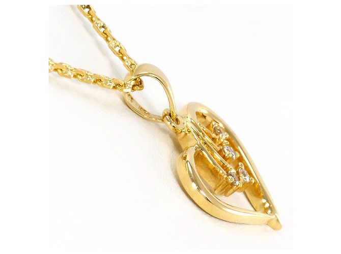 Autre Marque Collana in oro giallo 18K con diamante D'oro - vista 2