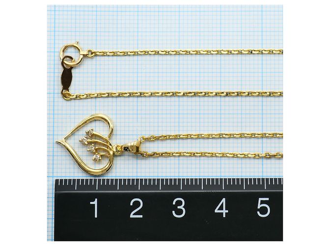 Autre Marque Collana in oro giallo 18K con diamante D'oro - vista 4
