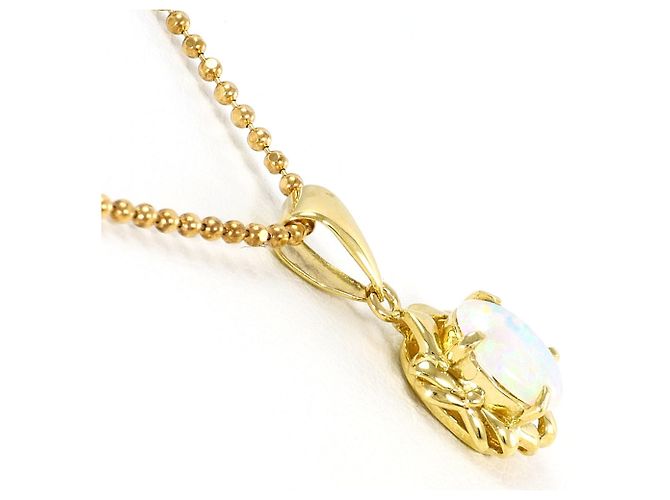 Autre Marque Collana in oro giallo 18K con opale D'oro - vista 3