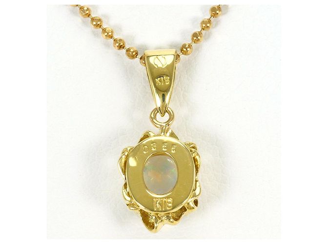 Autre Marque Collana in oro giallo 18K con opale D'oro - vista 4
