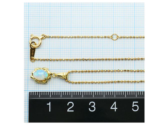 Autre Marque Collana in oro giallo 18K con opale D'oro - vista 6