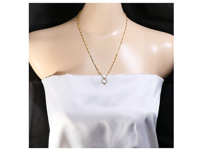 Autre Marque Collana in oro giallo 18K con opale e diamante D'oro - vista 8