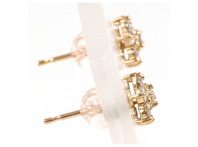 Autre Marque Orecchini a lobo in oro rosa 18K e diamanti D'oro - vista 2