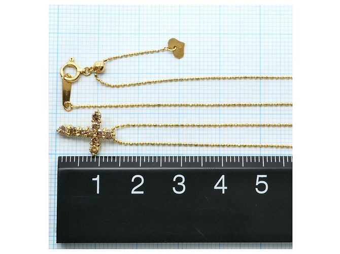 Autre Marque Collana in oro giallo 18K con diamante marrone D'oro - vista 4