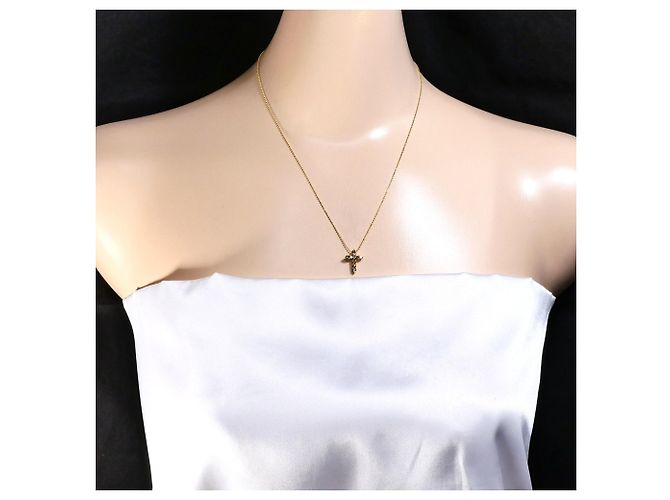 Autre Marque Collana in oro giallo 18K con diamante marrone D'oro - vista 5