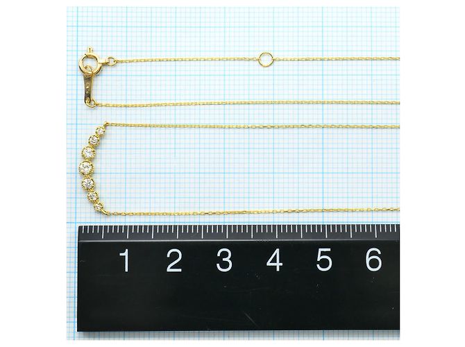 Autre Marque Collana in oro giallo 18K con diamante D'oro - vista 4