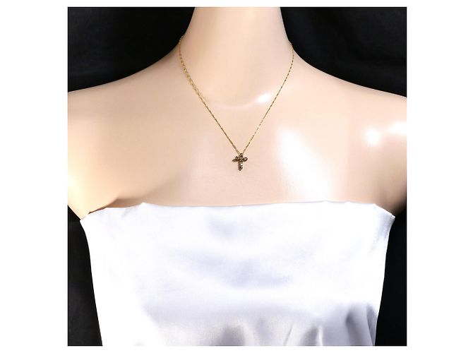 Autre Marque Collana in oro giallo 18K con diamante marrone D'oro - vista 5