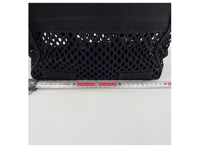 Borsa a tracolla in mesh Christian Dior Diorcamp Nero - vista 4