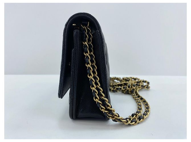 Chanel Matelassé Schultertasche Schwarz - Ansicht 4