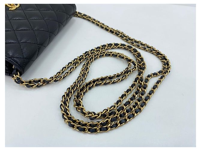 Chanel Matelassé Schultertasche Schwarz - Ansicht 9