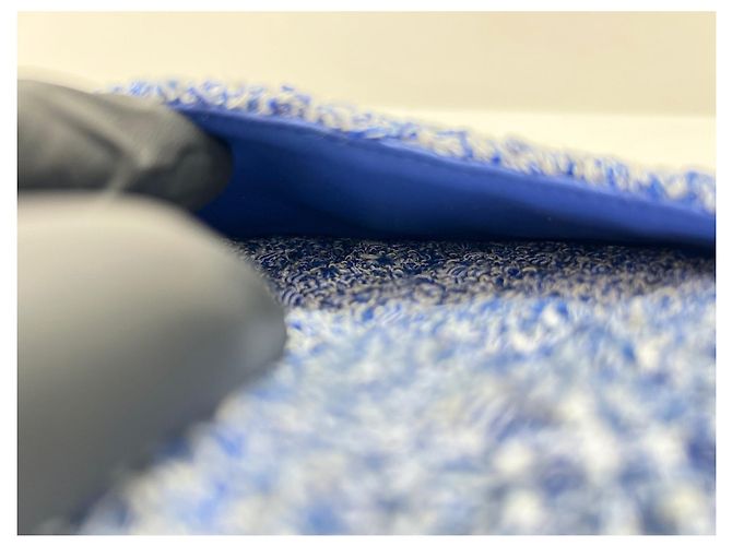 Sac à bandoulière Chanel Mini Matelassé en bleu - vue 14