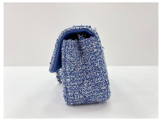Sac à bandoulière Chanel Mini Matelassé en bleu - vue 5