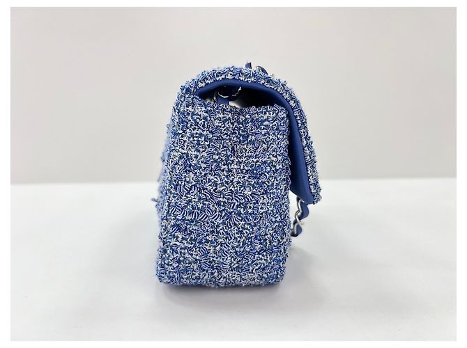 Sac à bandoulière Chanel Mini Matelassé en bleu - vue 6