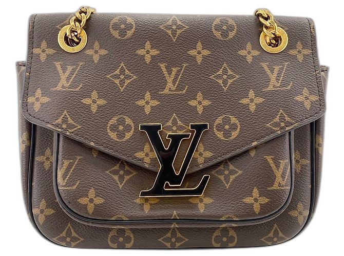 Borsa a Spalla Louis Vuitton Passy Marrone - vista 2