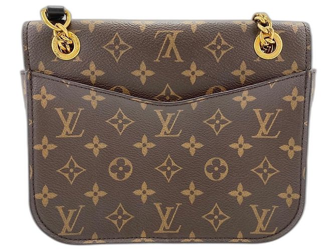 Borsa a Spalla Louis Vuitton Passy Marrone - vista 3