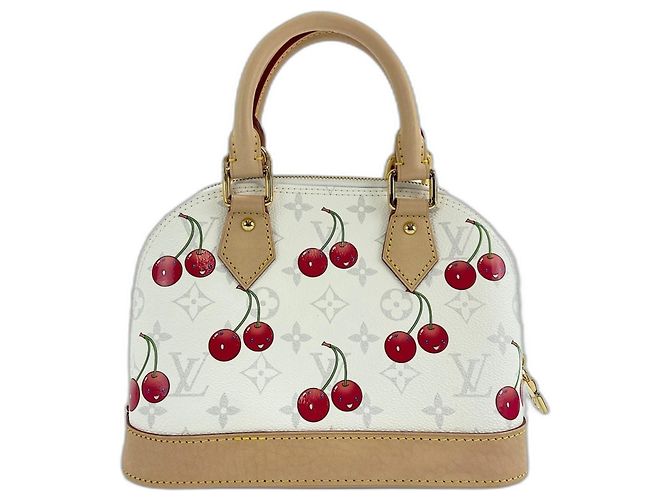 Borsa Louis Vuitton × Takashi Murakami Alma BB Bianco - vista 2