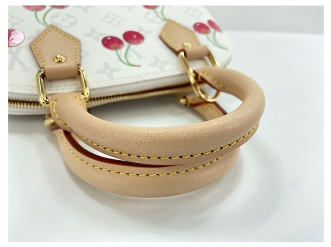 Borsa Louis Vuitton × Takashi Murakami Alma BB Bianco - vista 8