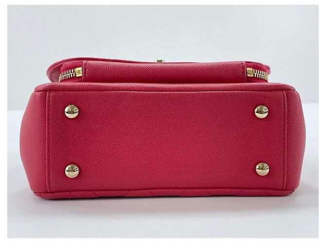 CHANEL Matelassé Business Affinity Shoulder Bag Rosso - vista 7