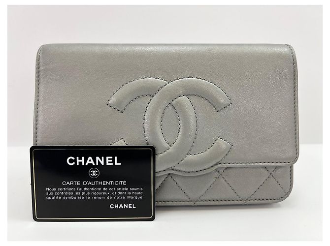 Borsa a Spalla Chanel Matelassé Argento - vista 13