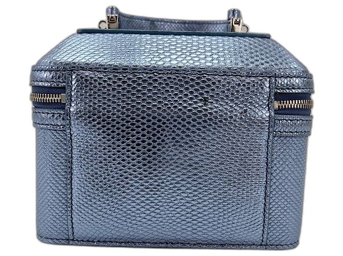 Bulgari Borsa Mini Porta Gioielli Serpenti Forever di Bvlgari Blu - vista 3