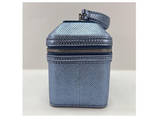 Bulgari Borsa Mini Porta Gioielli Serpenti Forever di Bvlgari Blu - vista 5