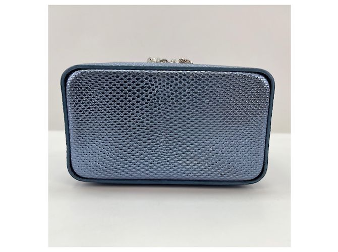 Bulgari Borsa Mini Porta Gioielli Serpenti Forever di Bvlgari Blu - vista 7