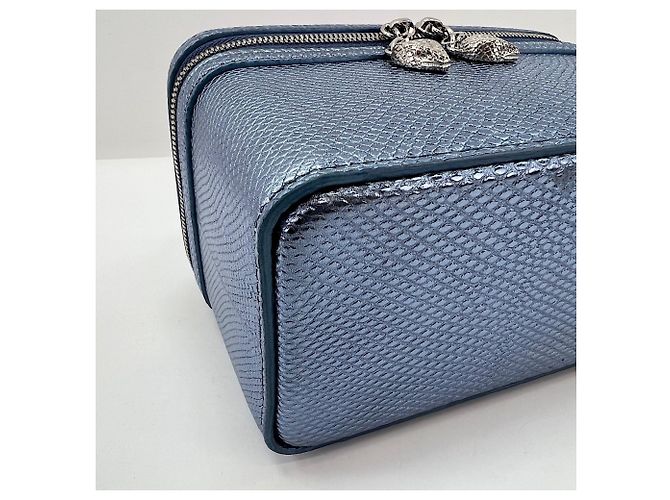Bulgari Borsa Mini Porta Gioielli Serpenti Forever di Bvlgari Blu - vista 8