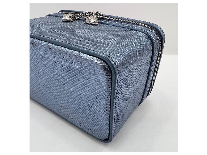 Bulgari Borsa Mini Porta Gioielli Serpenti Forever di Bvlgari Blu - vista 9