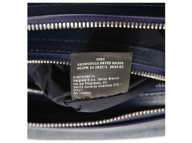 Maison Martin Margiela Borsa a tracolla blu navy Maison Margiela - vista 11