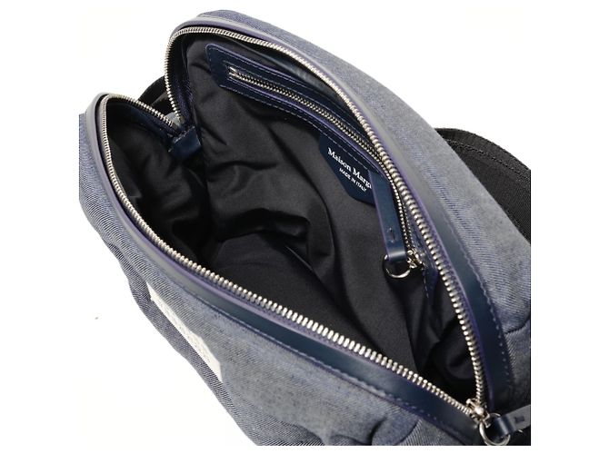 Maison Martin Margiela Borsa a tracolla blu navy Maison Margiela - vista 12