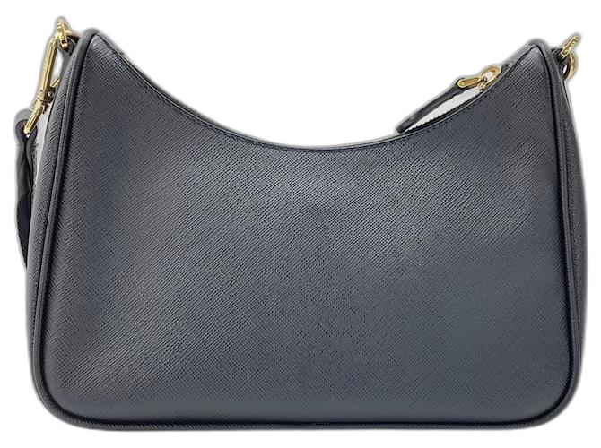 Borsa a tracolla nera Prada Nero - vista 2