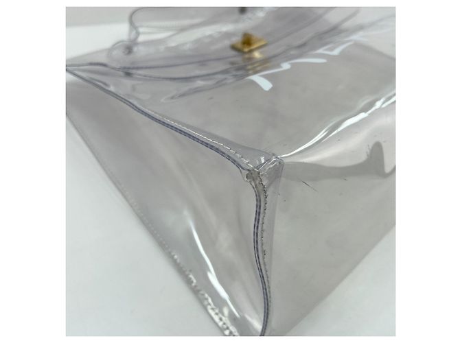 Hermès Borsa Kelly in vinile HERMES, Clear - vista 7