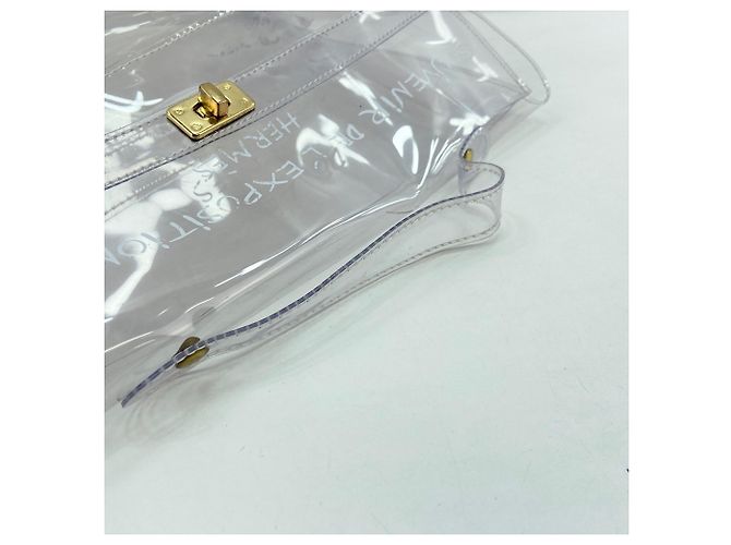 Hermès Borsa Kelly in vinile HERMES, Clear - vista 8
