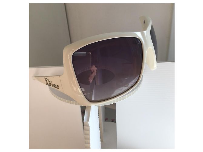Christian Dior Mist Occhiali da Sole Oversize Crudo - vista 2